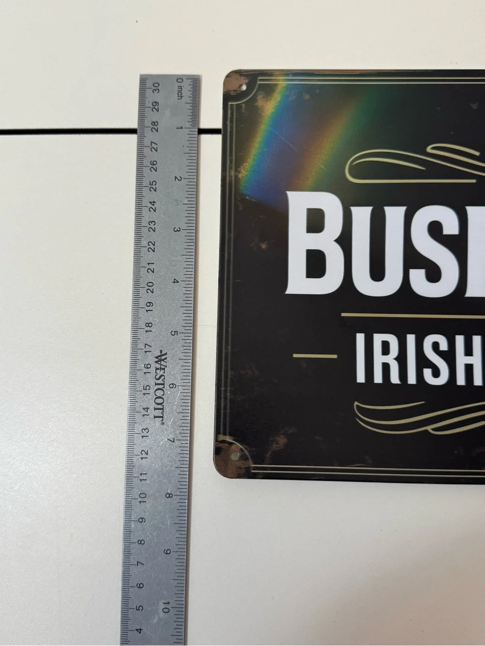 Bush mills Irish Whiskey Metal Sign